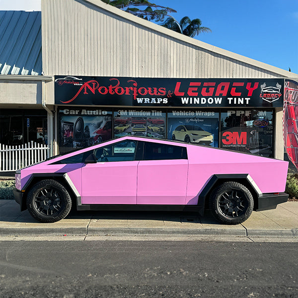 60" Gloss Bubblegum Pink Vinyl Car Wrap