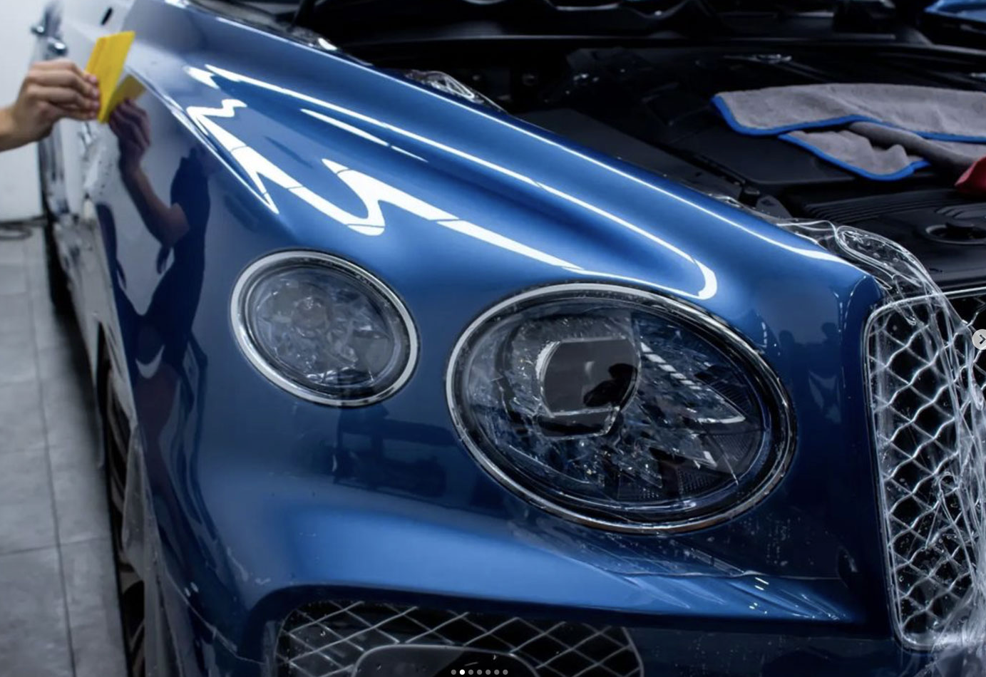 CheetahPPF Chip Defense Paint Protection Film applied to vehicle, showcasing clear, glossy finish that protects paint from chips, scratches, and road debris