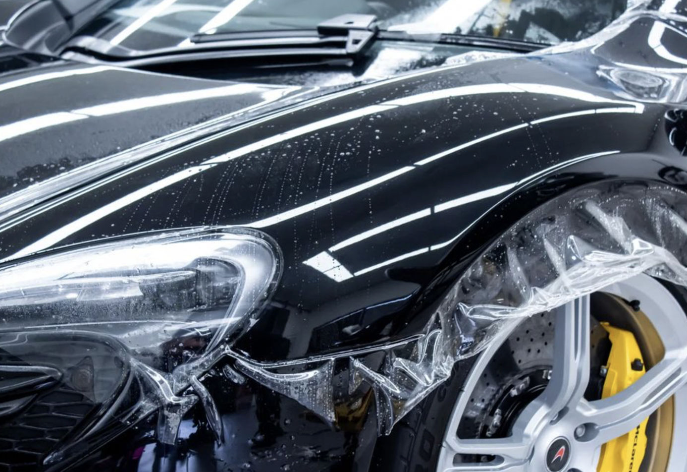 CheetahPPF Chip Defense Paint Protection Film applied to vehicle, showcasing clear, glossy finish that protects paint from chips, scratches, and road debris