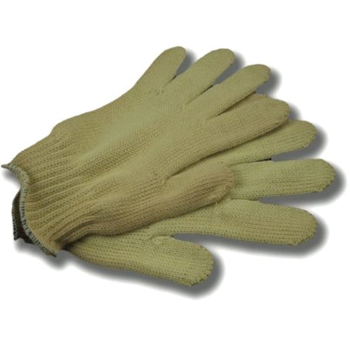 A pair of beige Kevlar heat forming gloves designed for protecting hands during heat installation tasks.