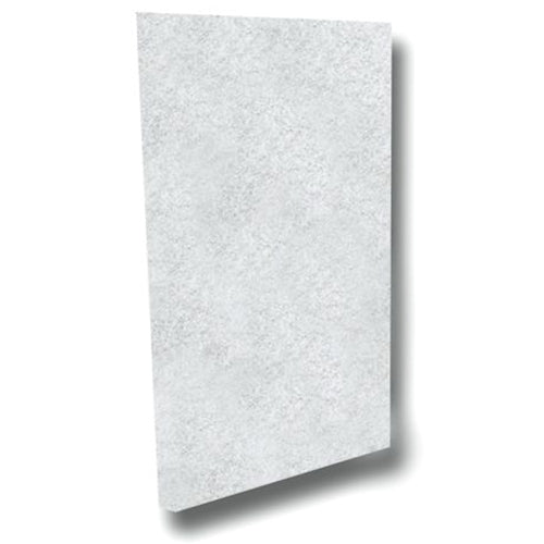 A white scrub pad used for cleaning surfaces.