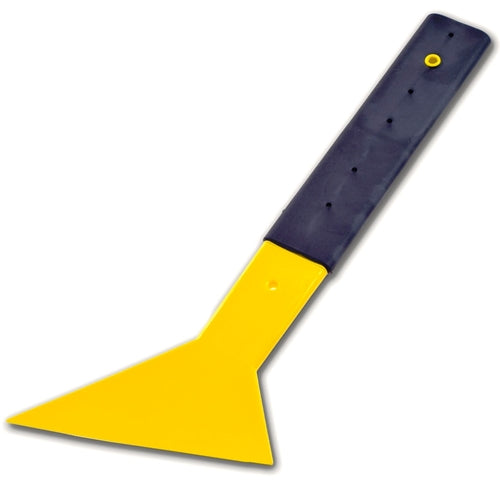 A yellow and black slim foot tool, used for vehicle maintenance.