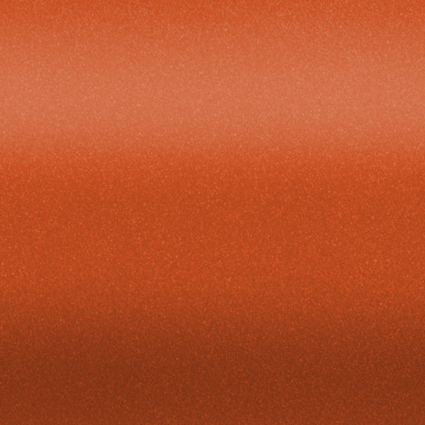 Gloss Lava Orange Metallic Vinyl Car Wrap - High-quality automotive vinyl wrap with a glossy, metallic orange finish, perfect for vehicle customization and exterior detailing