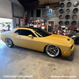 60" Satin Yellow Gold Aluminum Vinyl Car Wrap