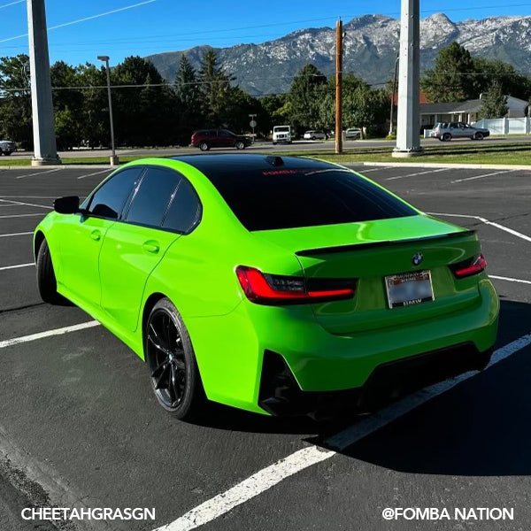 60" Gloss Grass Green Vinyl Car Wrap