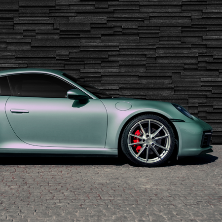 NEW - 60” Gloss Cresting Silver Metallic Vinyl Car Wrap