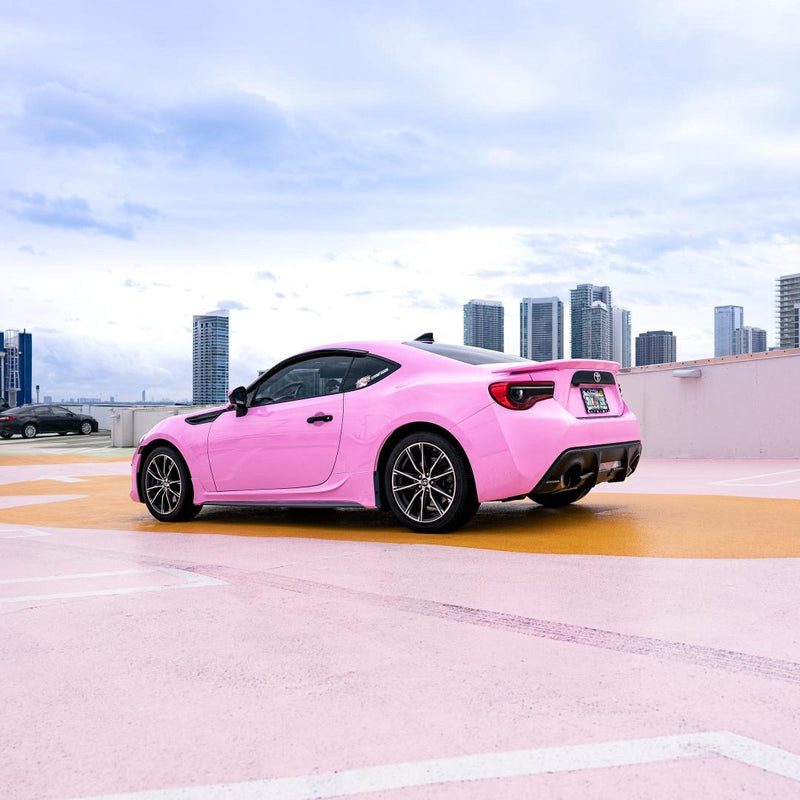 60" Gloss Bubblegum Pink Vinyl Car Wrap