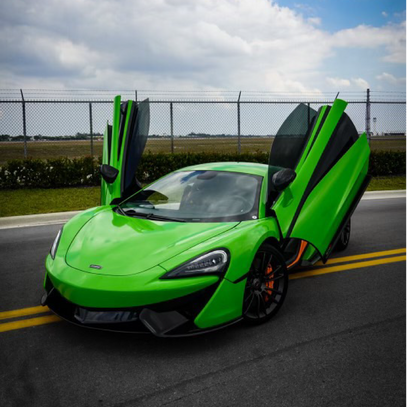 60" Gloss Grass Green Vinyl Car Wrap
