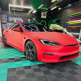 60" Matte Carmine Red Vinyl Car Wrap