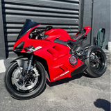 Matte Carmine Red Vinyl Car Wrap applied to vehicle, showcasing deep red color with smooth matte finish and bold, non-reflective appearance