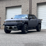 Matte Charcoal Metallic Vinyl Car Wrap applied to vehicle, showcasing dark gray tone with smooth matte finish and subtle metallic texture