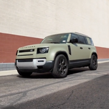 Matte Khaki Green Vinyl Car Wrap with non-reflective military green finish, shown partially unrolled for vehicle wrap application.  
