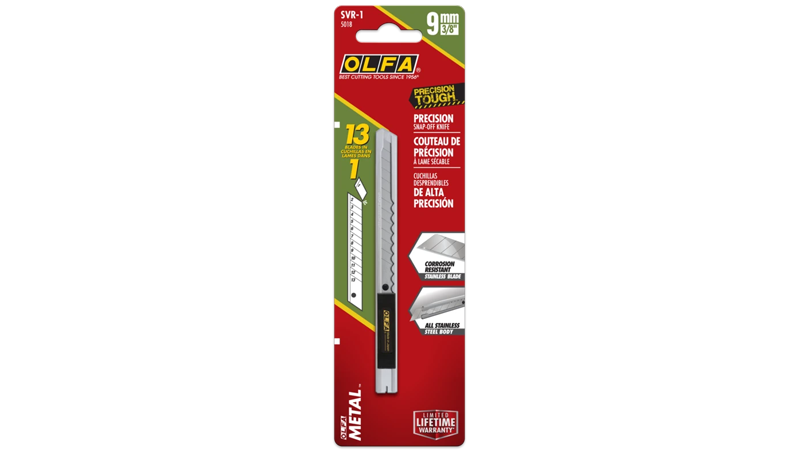 OLFA 9mm SVR-1 Stainless Steel Slide Knife