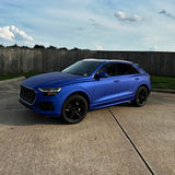 60" Satin Berry Blue Aluminum Vinyl Car Wrap