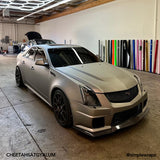 60" Satin Gray Aluminum Vinyl Car wrap