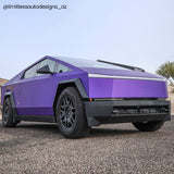 60" Satin Passion Purple Aluminum Vinyl Car Wrap