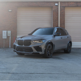 Satin Nardo Gray Vinyl Car Wrap applied to vehicle, showcasing smooth satin finish and signature Nardo gray color with clean, modern styling