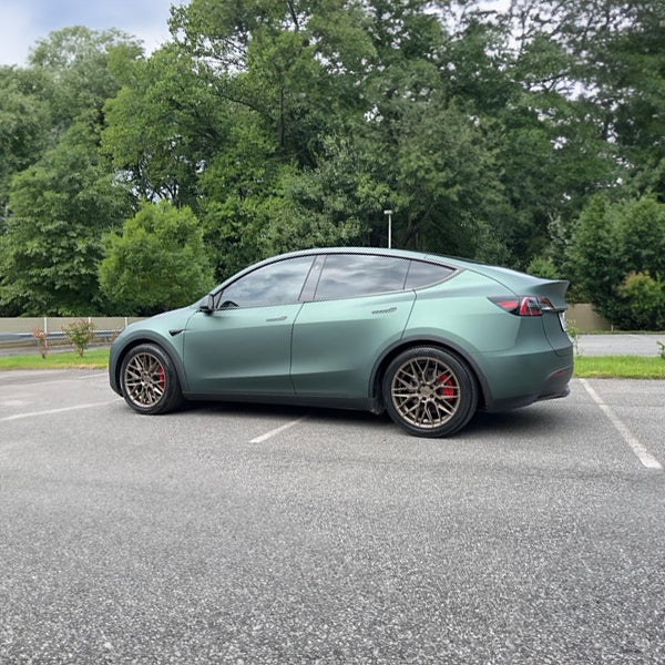 60" Satin Pine Green Metallic Vinyl Car Wrap