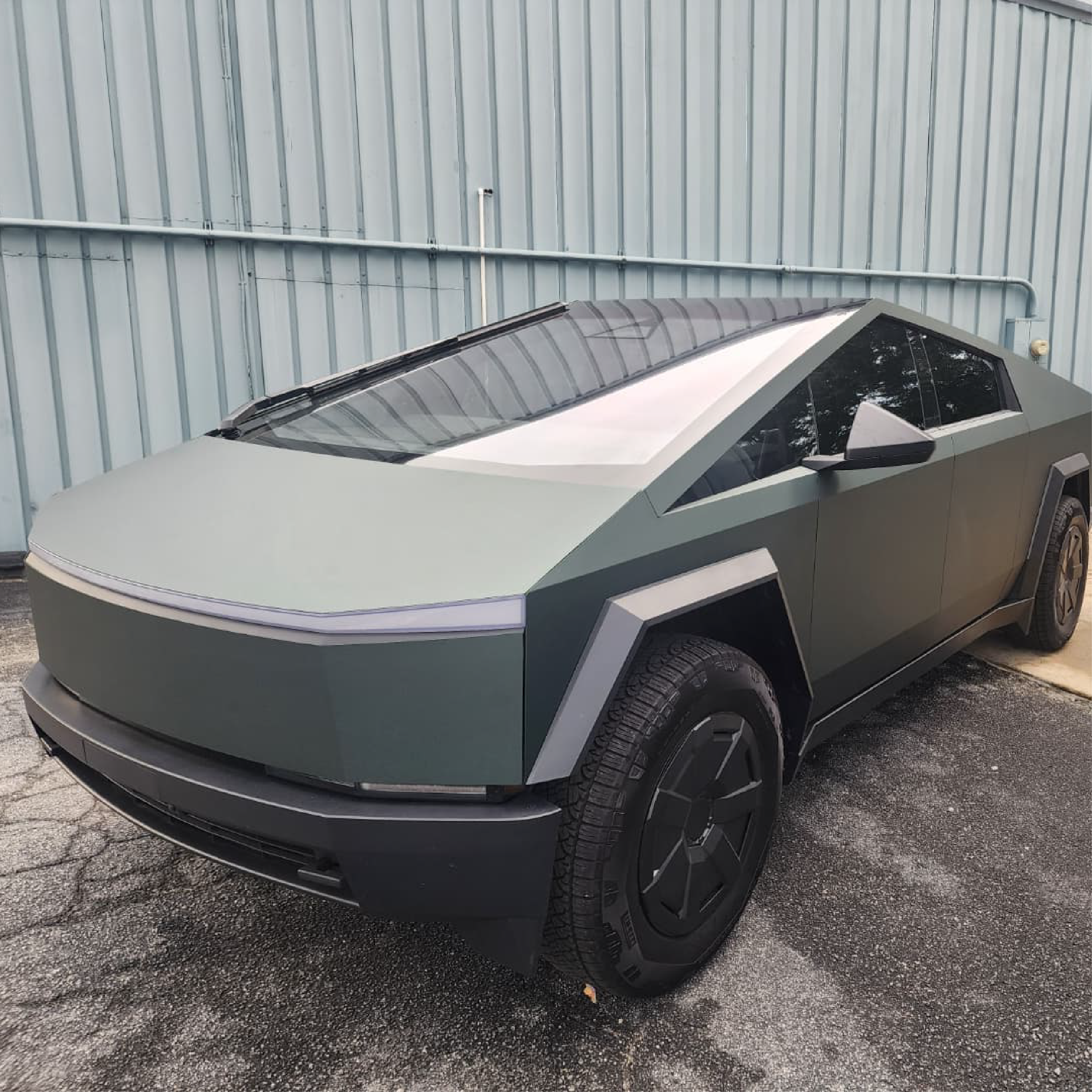 Satin Pine Green Metallic Vinyl Car Wrap – 60 inch roll featuring smooth satin finish with deep pine green color and subtle metallic sheen
