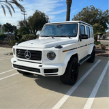 Satin White Vinyl Car Wrap applied to vehicle, featuring a smooth satin finish with clean white color and refined, low-gloss appearance