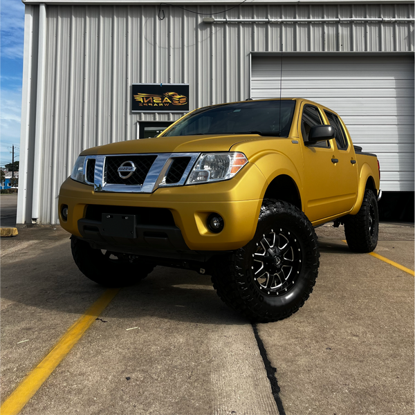 Satin Yellow Gold Aluminum Vinyl Car Wrap – 60" roll with metallic satin finish, perfect for automotive customization and exterior detailing.