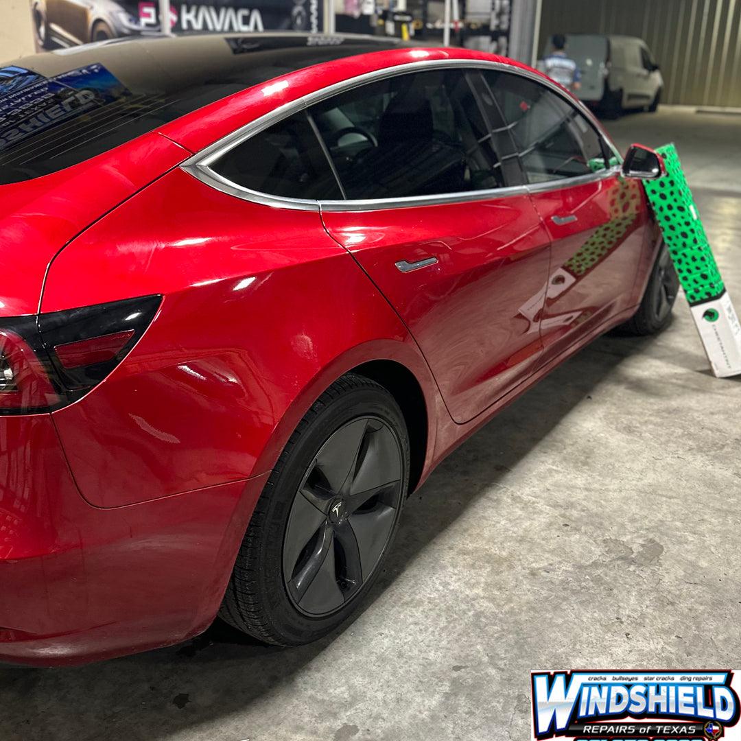 Ceramic IR Pro Series Automotive Window Film roll shown in varying tint levels from 5% to 75%, highlighting smooth finish and available widths from 20 to 60 inches