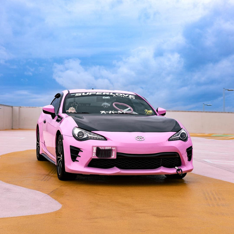 60" Gloss Bubblegum Pink Vinyl Car Wrap