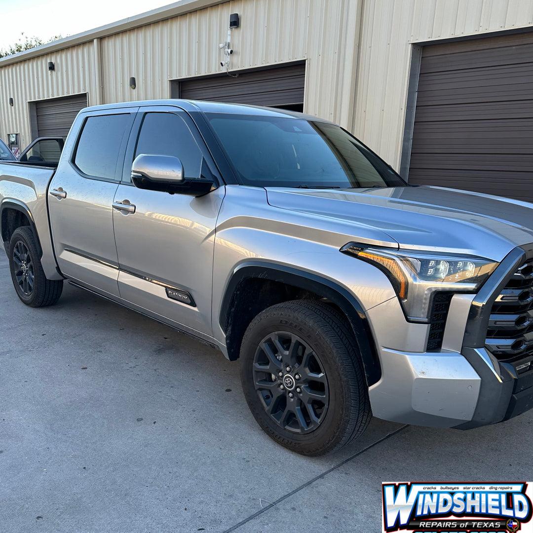 Ceramic IR Pro Series Automotive Window Film roll shown in varying tint levels from 5% to 75%, highlighting smooth finish and available widths from 20 to 60 inches