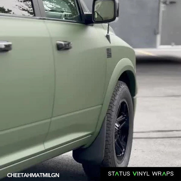 60" Matte Military Green Vinyl Car Wrap