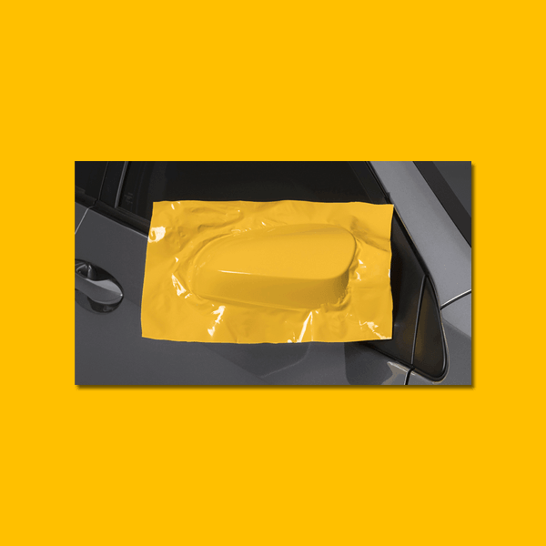 60" Gloss Bright Yellow Vinyl Car Wrap