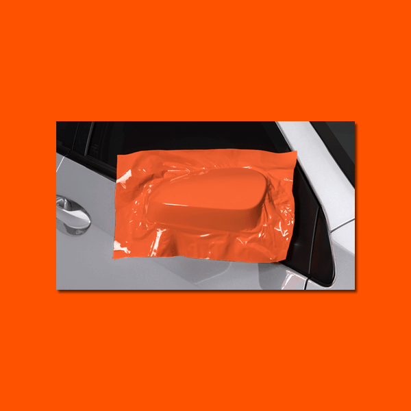 60" Gloss Orange Vinyl Car Wrap